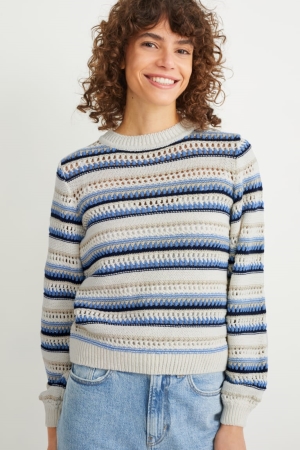 C&A A Strisce Beige | 0684-PEMQV