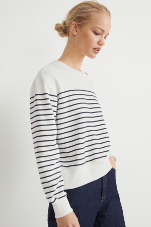 C&A A Strisce Bianche | 2573-GLJXT