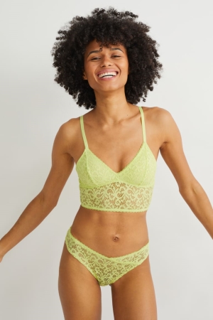 C&A Bralette Verdi Chiaro | 0985-VNYAQ