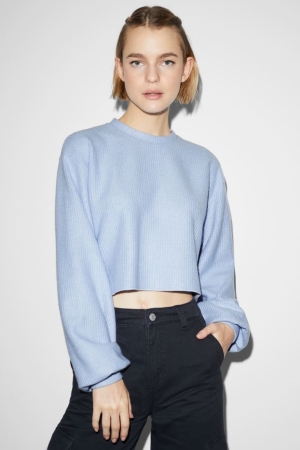 C&A Clockhouse Cropped Blu Chiaro | 8673-ABUOX