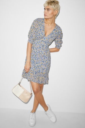 C&A Clockhouse Floral Blu Chiaro | 6349-WJCGP