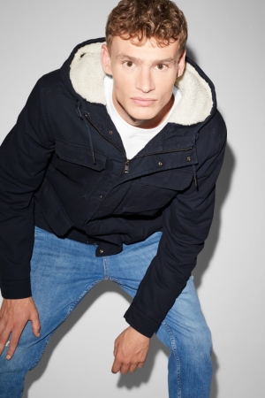 C&A Clockhouse With Hood Blu Scuro | 8652-TSMYK