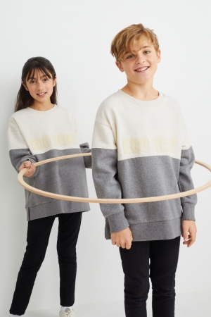 C&A Genderneutral Organic Cotone Grigie Chiaro | 2457-QKACH
