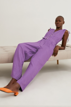 C&A Linen Viola | 4671-MEQKD