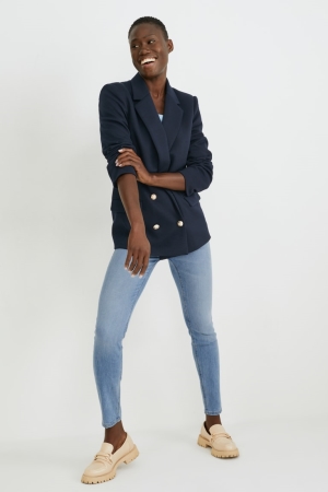 C&A Magro High Vita Shaping Recycled Blu Blu Chiaro | 1704-OCYLX