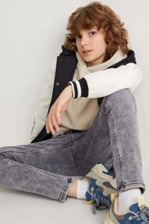 C&A Magro Jog Denim Blu Grigie | 3819-FKDUY