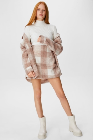C&A Mini Check Beige | 1945-APTKD