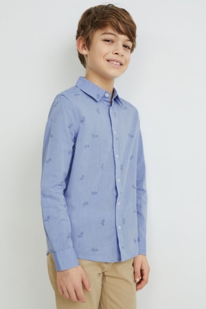 C&A Patterned Blu Chiaro | 7802-JYUNA