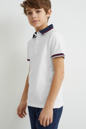 C&A Polo Bianche | 7964-IVCJN
