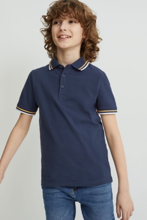C&A Polo Blu Scuro | 0674-HTBAQ