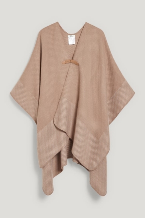 C&A Poncho Grigie Marroni | 3975-TVBDE