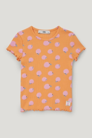 C&A Sleeve With In-conversion Cotone Arancioni | 7328-BXDMU