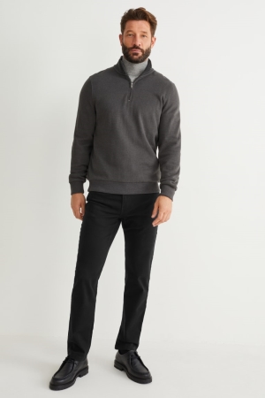 C&A Slim Fit Flex Nere | 8239-FIGCP