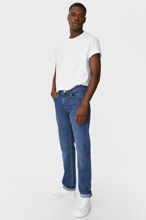 C&A Slim Lycra® Recycled Blu | 4892-RJMON