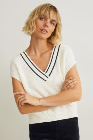 C&A Slipover Bianche | 6135-WFGUA