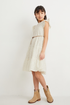C&A With Belt Bianche | 9265-RCLWT