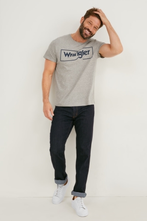 C&A Wrangler Dritto Blu Blu Scuro | 6023-SXQJR