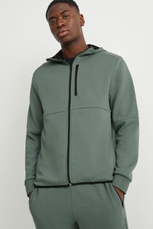 C&A Zip-through With Hood Verdi | 0491-ZIQRG